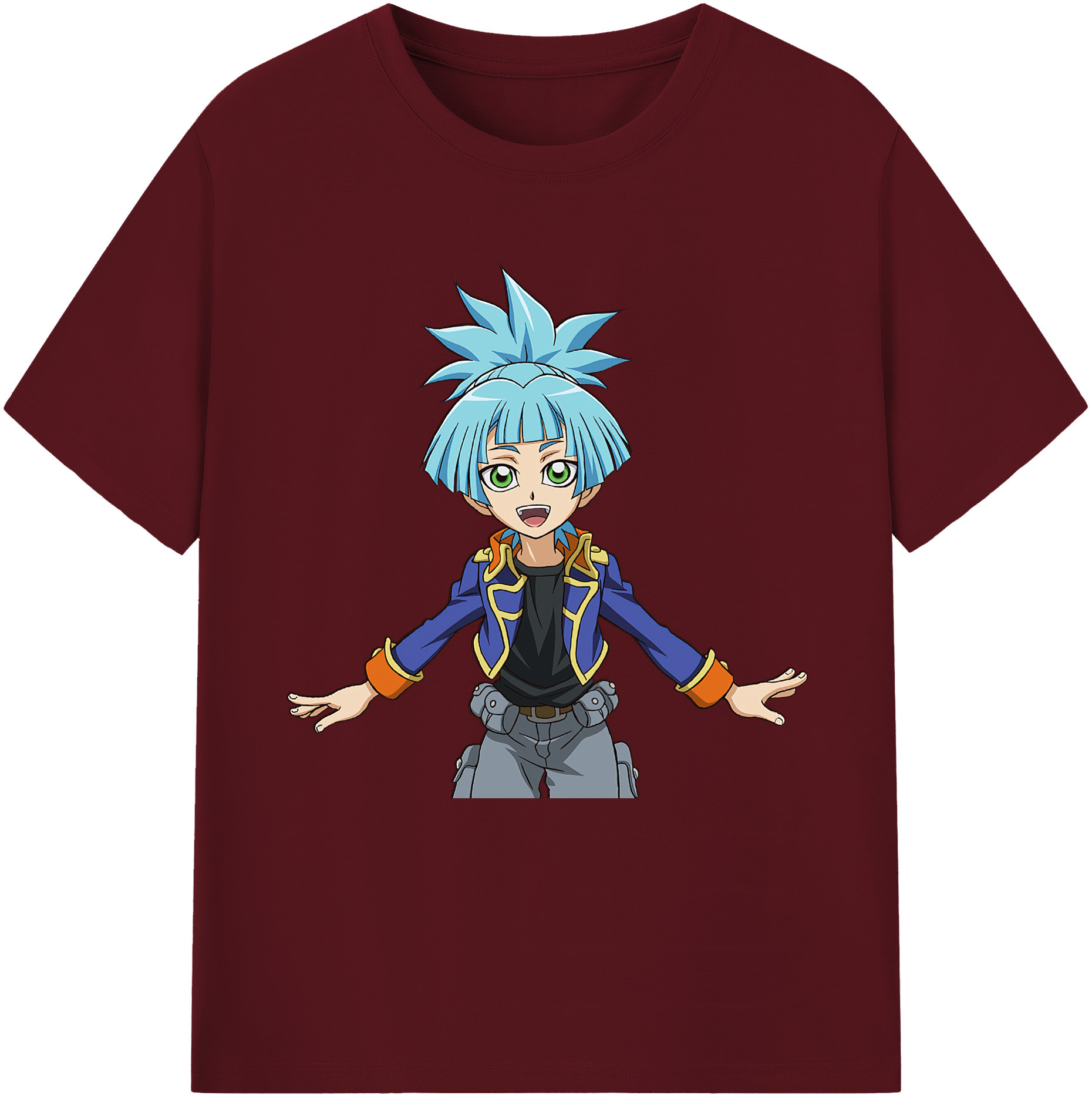（画像用） 遊☆戯☆王 Yu-Gi-Oh! 綿100％半袖Tシャツ（フロントプリント）
